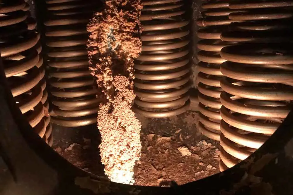 Ingen unoder i vandvarmeren